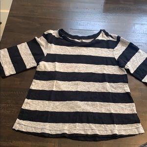 short sleeve rag& bone striped shirt